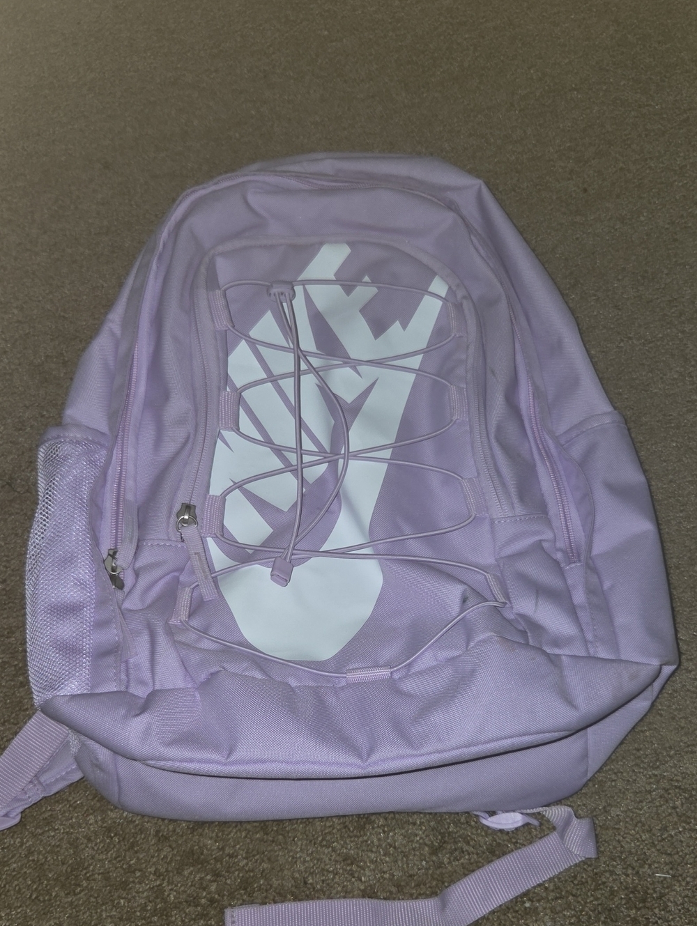 Nike Lilac Women's Backpack with White Logo